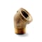 Thrifco Plumbing 1 Inch 45 Brass St Elbow 5317052 - alternate 1